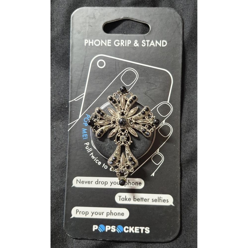 Popsockets 3d Bling Phone Grip  & Stand Cross